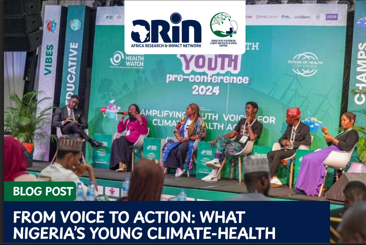 From Voice to Action: What Nigeria's Young Climate-Health Leaders Taught Us