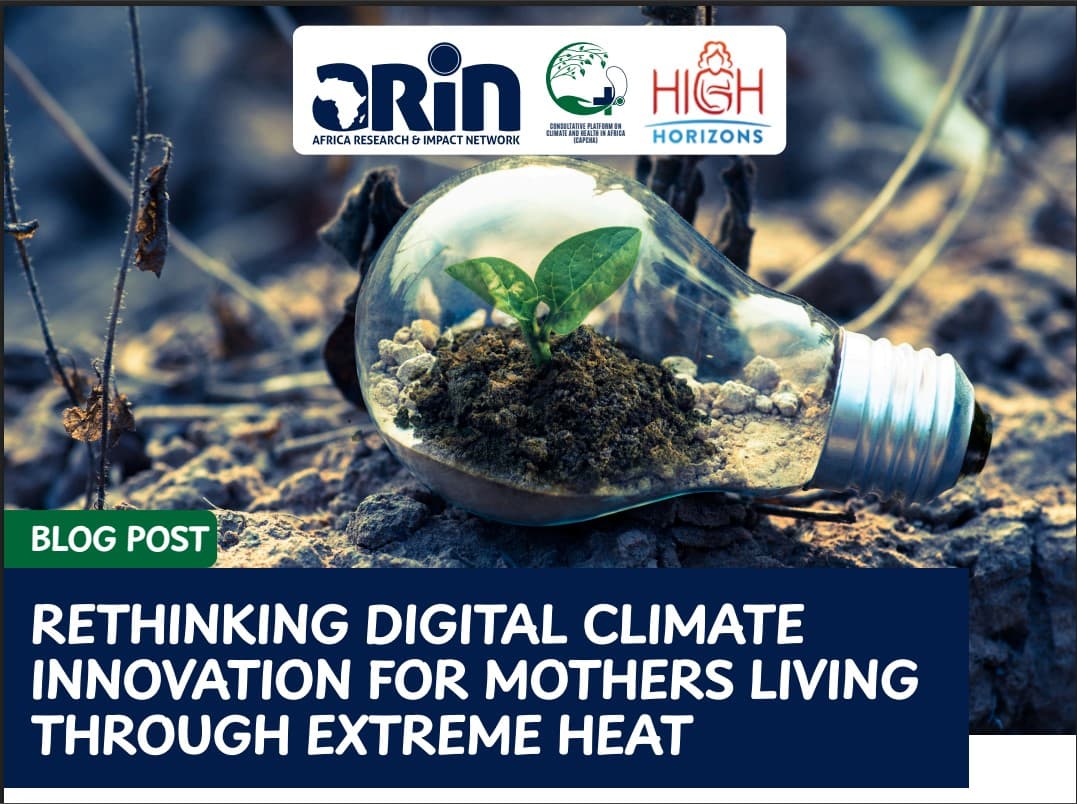 Rethinking Digital Climate Innovation for Mothers Living Through Extreme Heat